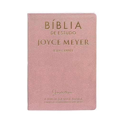 Capa da Bíblia de Estudo Joyce Meyer, letra grande